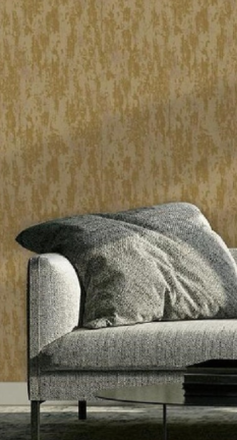 Mottled Metallic Gold on Taupe