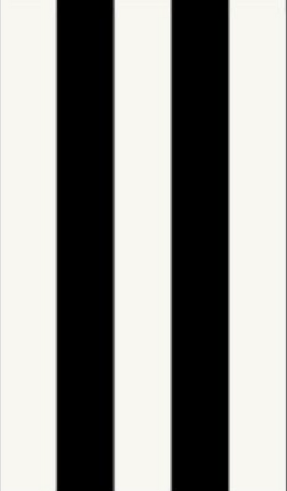 Solid Black and White Stripe