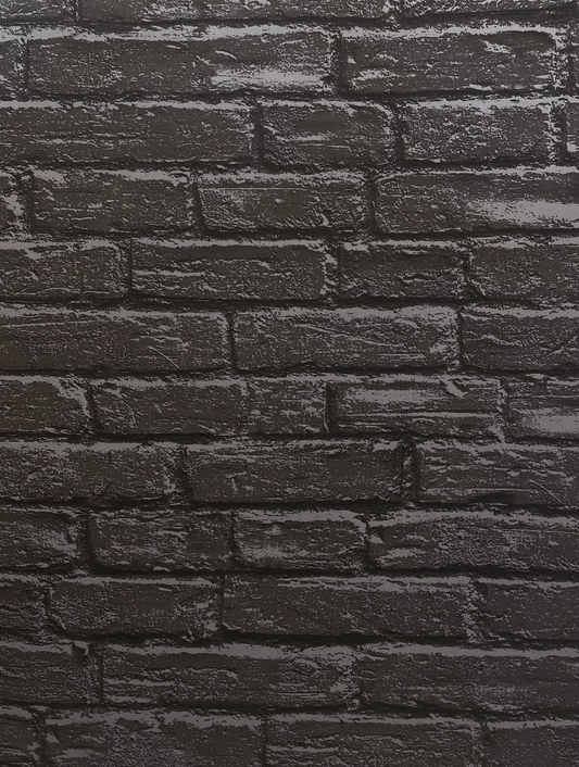 Urban Painted Brick Black